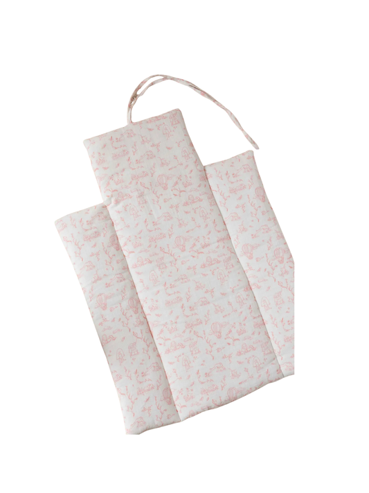 Changing Mat - Toile De Jouy / Pink