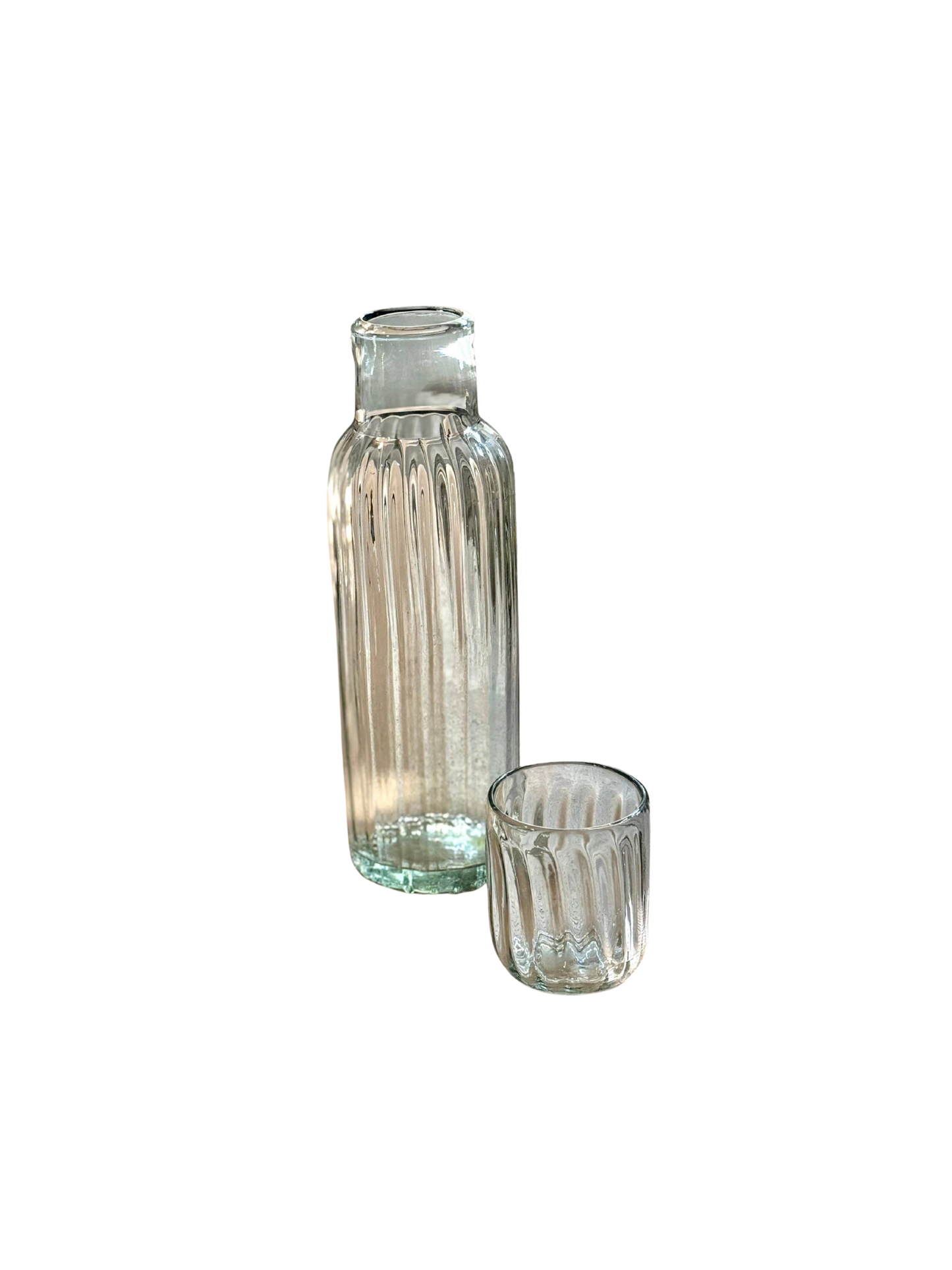 Fluted Tall Carafe Set