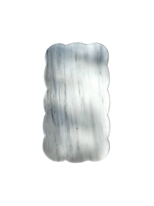 Josaphine Marble Tray, White