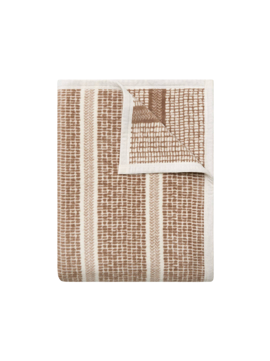 Market Stripe Sepia Blanket