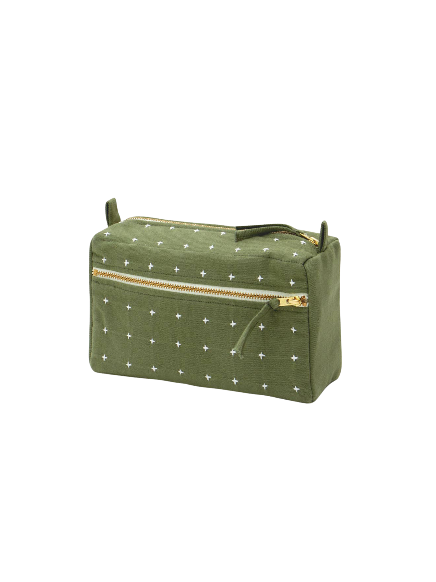 Cross-Stitch Medium Toiletry Bag: Pine