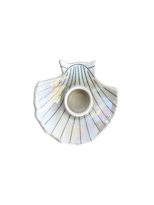 Shell Taper Candle Holder