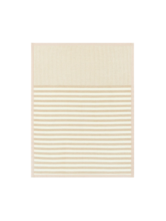 Sweet Pea Stripe Oak Mini Blanket: Mini