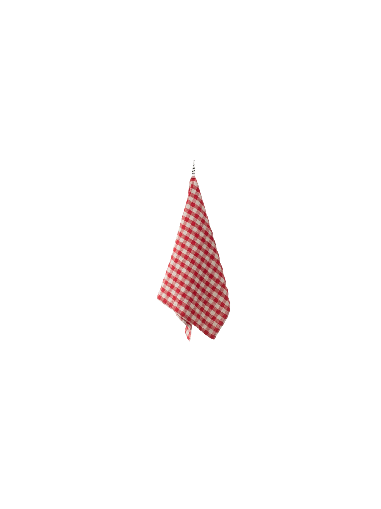 Red Gingham European Linen Tea Towel
