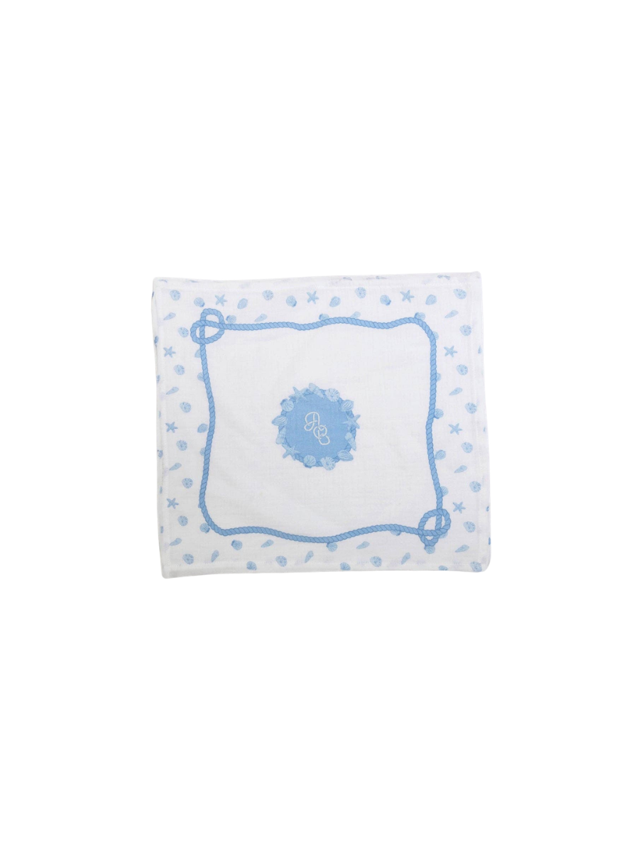 Burp Cloth - Seashells