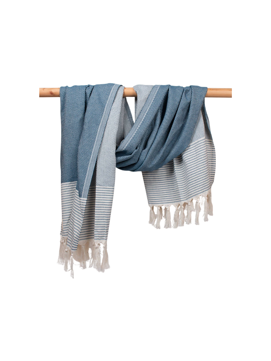 Amalfi Indigo Hammam Towel