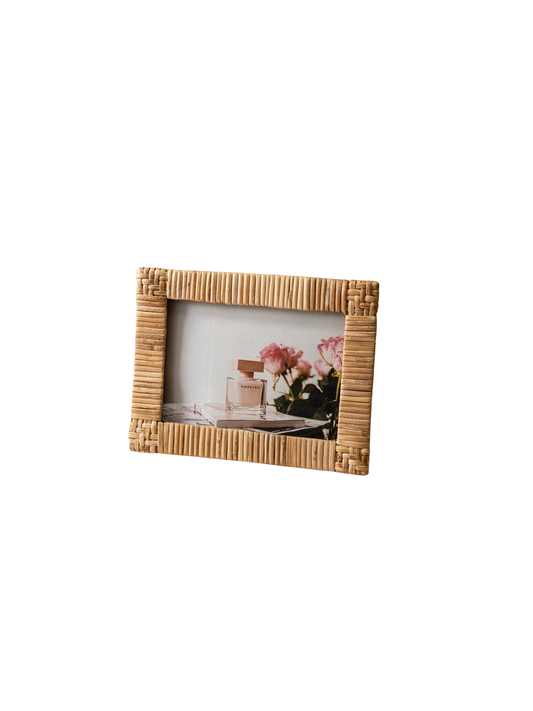 Woven Rattan Picture Frame