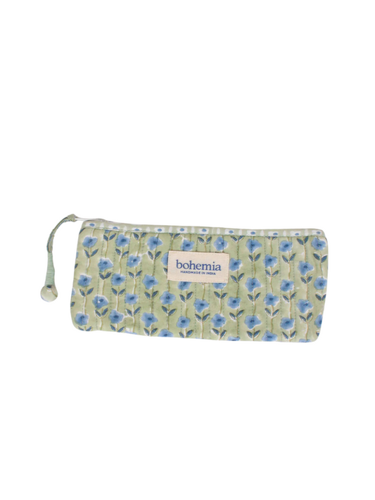 Garland Pencil Case, Sage