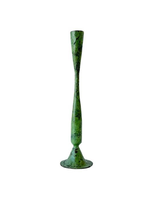 Shelley Verdigris Candle Holder, Large