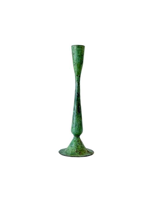 Shelley Verdigris Candle Holder, Medium