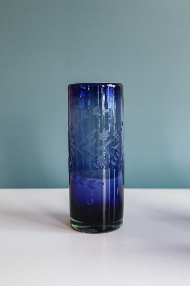 French Blue Condessa High Ball Glass