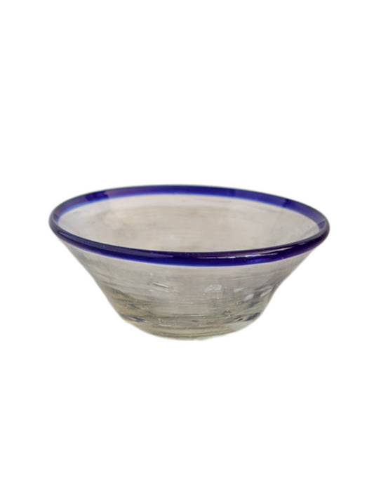 Tiny Blue Rim Bowl