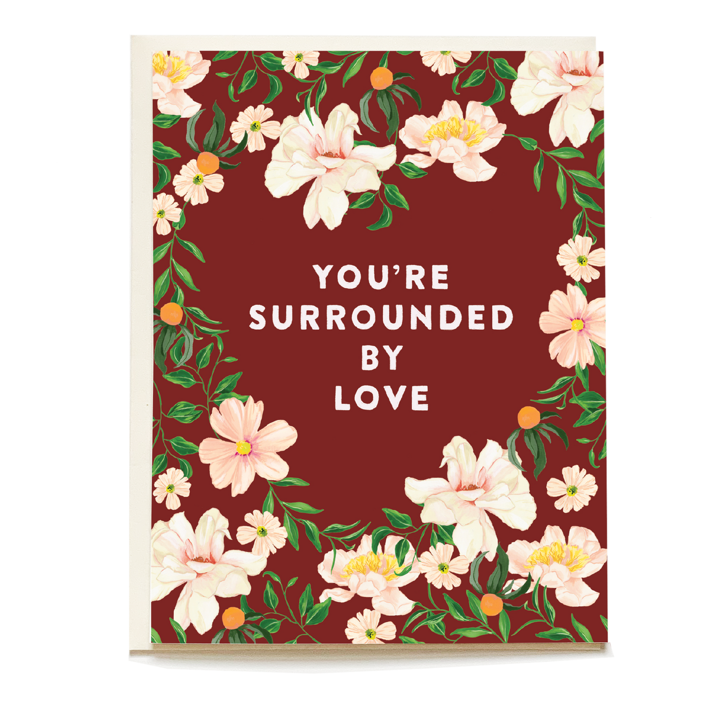 Surrounded By Love Sympathy Greeting Card