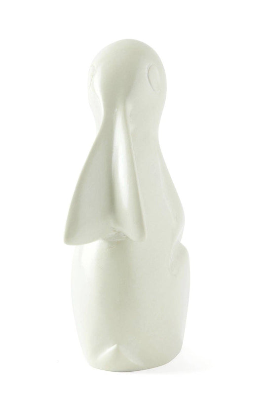 Small Natural Soapstone Singing Bunny Rabbits