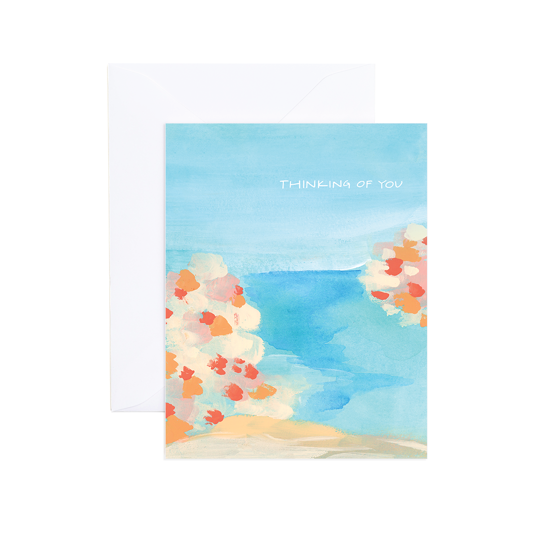 Josephine Ocean Painting Sympathy Greeting Card