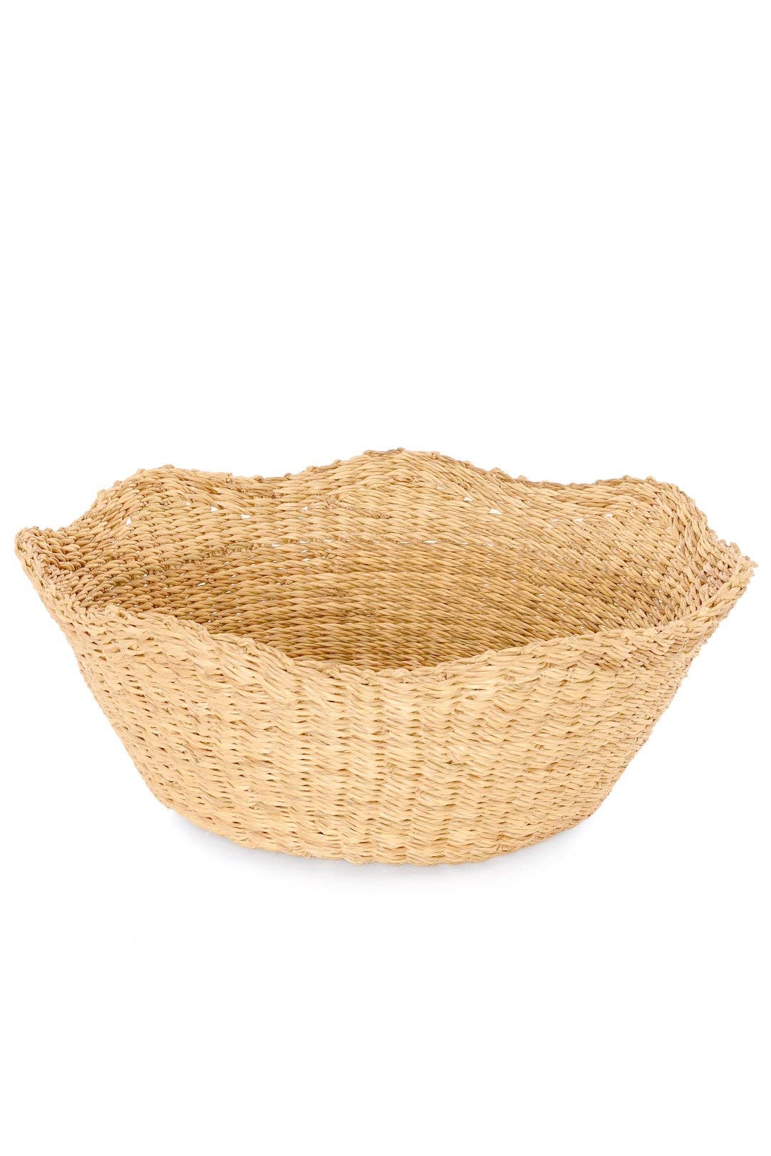 Natural Bolga Crown Fruit Basket