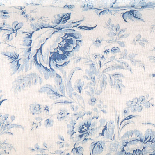 Charlotte Vintage French Floral Toile Pillow