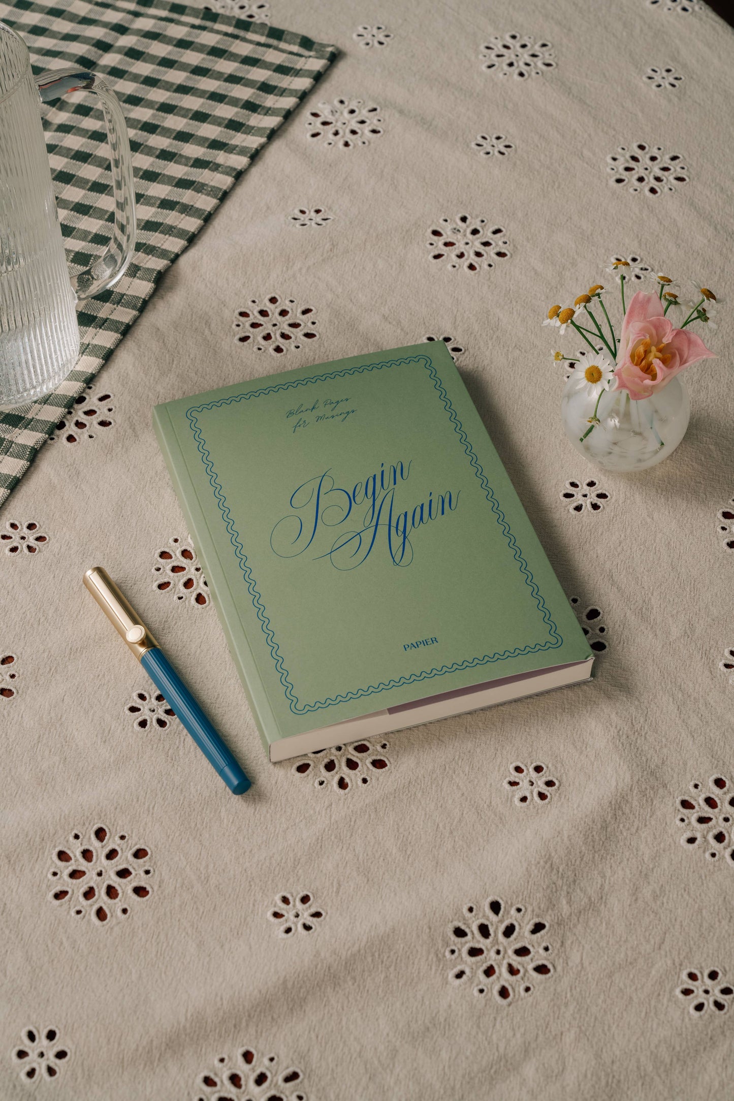 Begin Again Softcover Lined Notebook