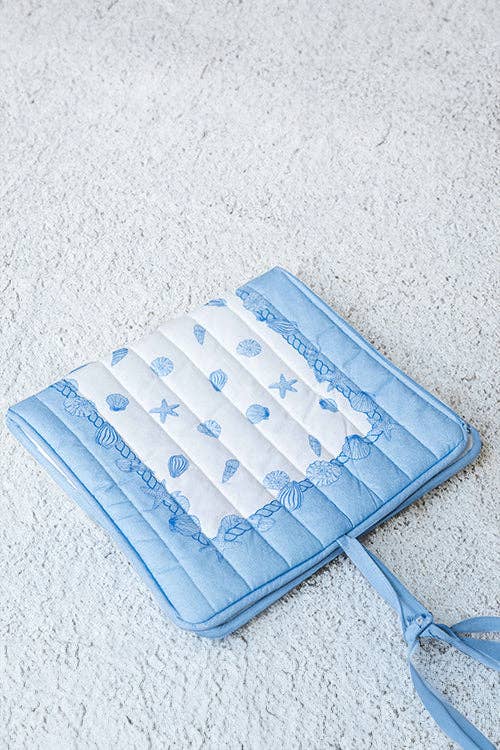 Wet Wipes and Diaper Clutch - Seashells