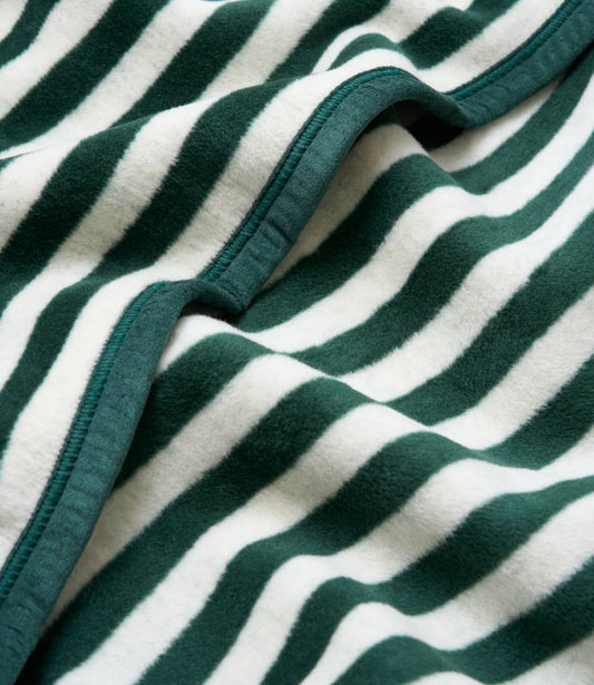 Sideline Stripe Evergreen Midi Blanket: Midi