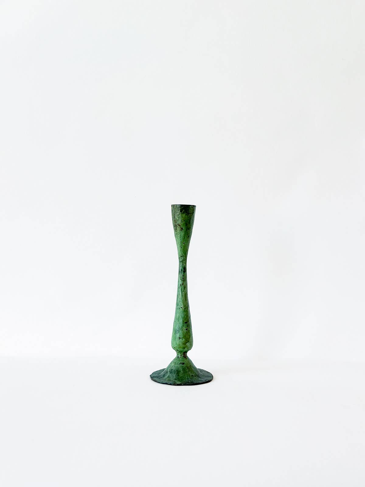 Large Verdigris Candle Holder, Shelley: