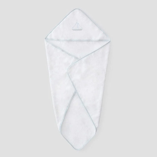 Baby Hooded Towel Sailboat