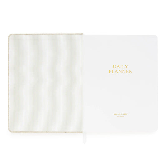 Undated Daily Planner, Flax