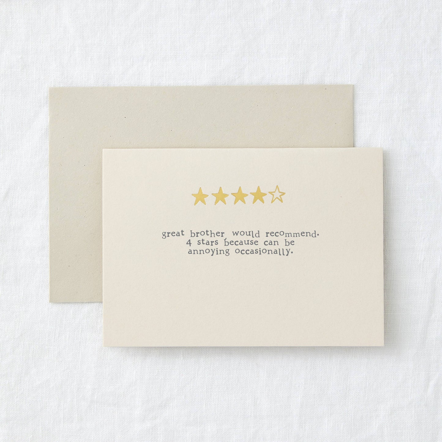 Funny Brother Greeting Card