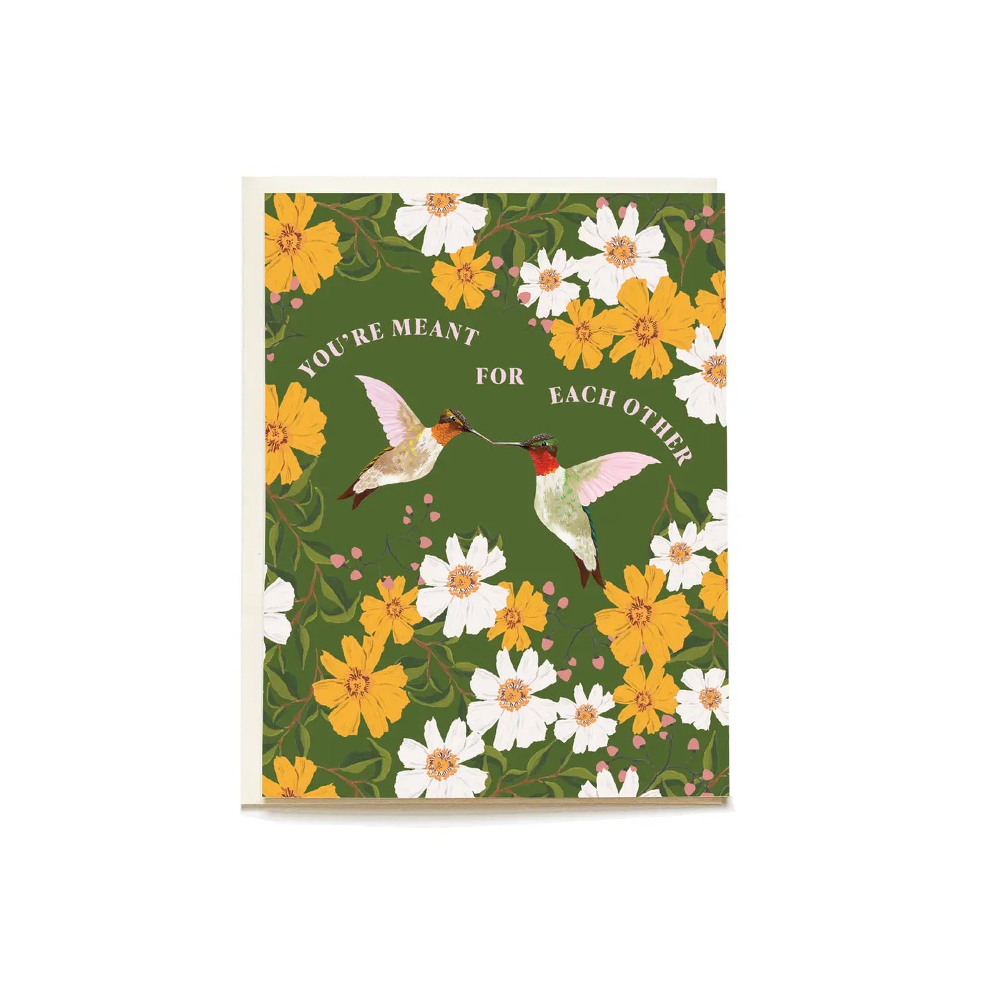 Hummingbird Wedding Greeting Card