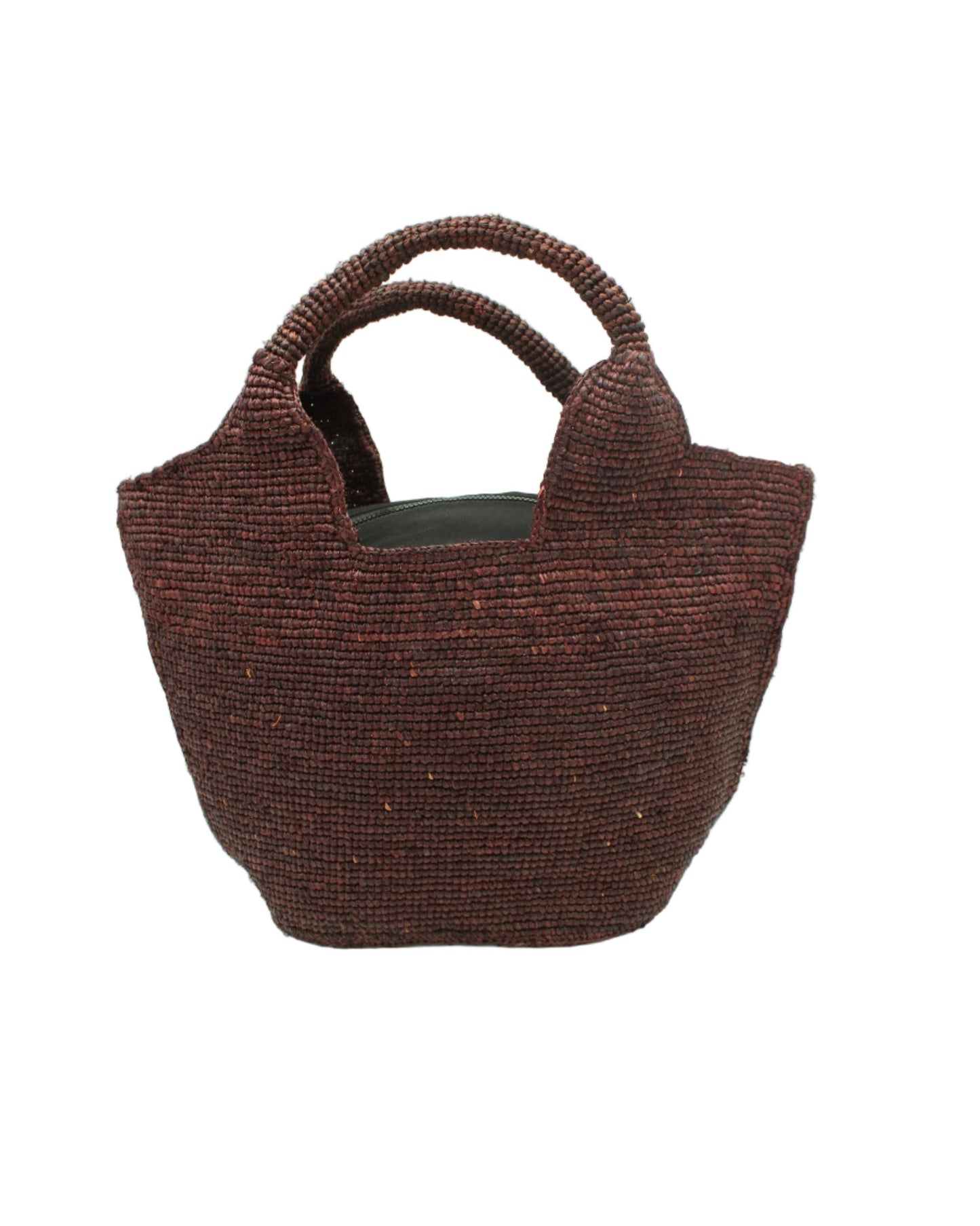 Mocha St. Tropez Crochet Handbag