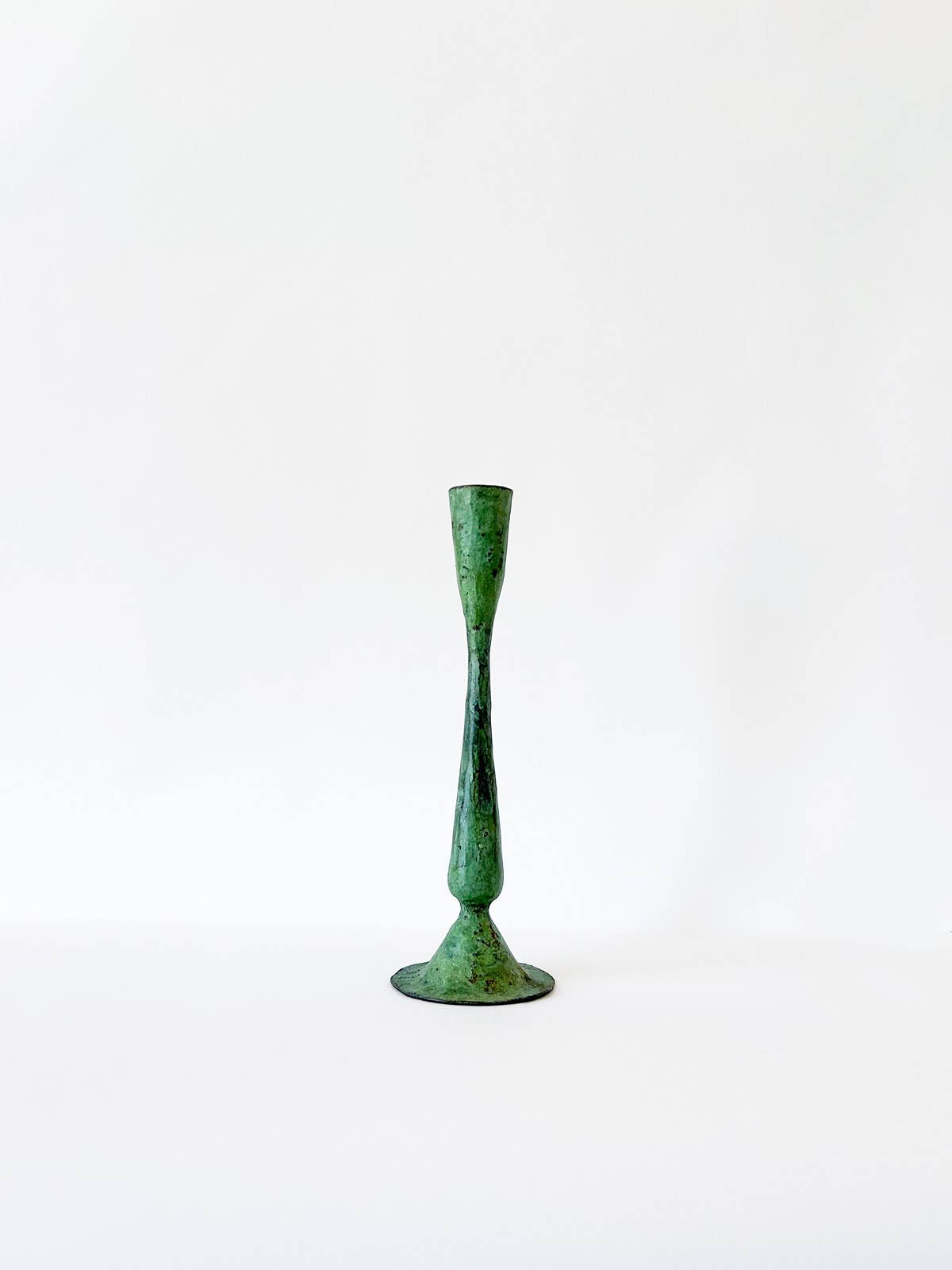 Shelley Verdigris Candle Holder, Medium
