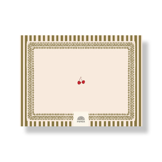 Cherry Undated Weekly Meal Planner