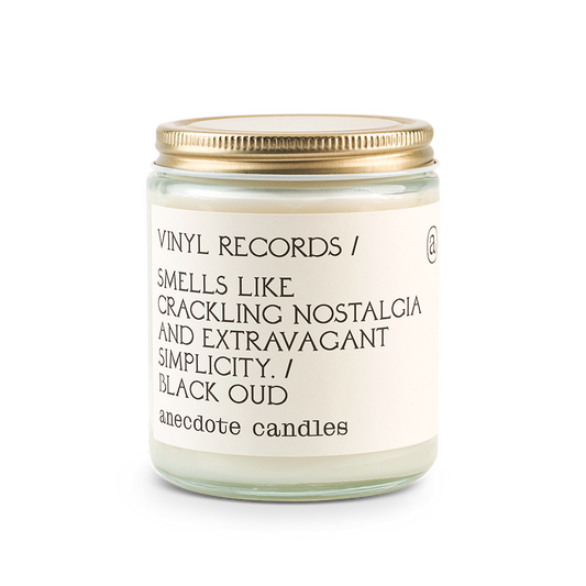 Vinyl Records Candle