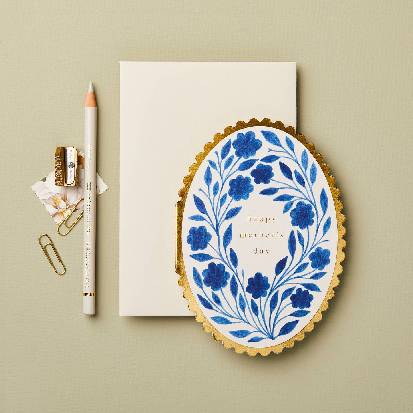 Delft Flora Mother's Day Card