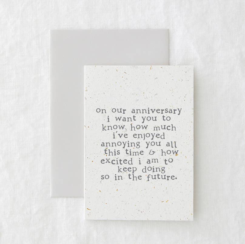 Anniversary Annoying Greeting Card