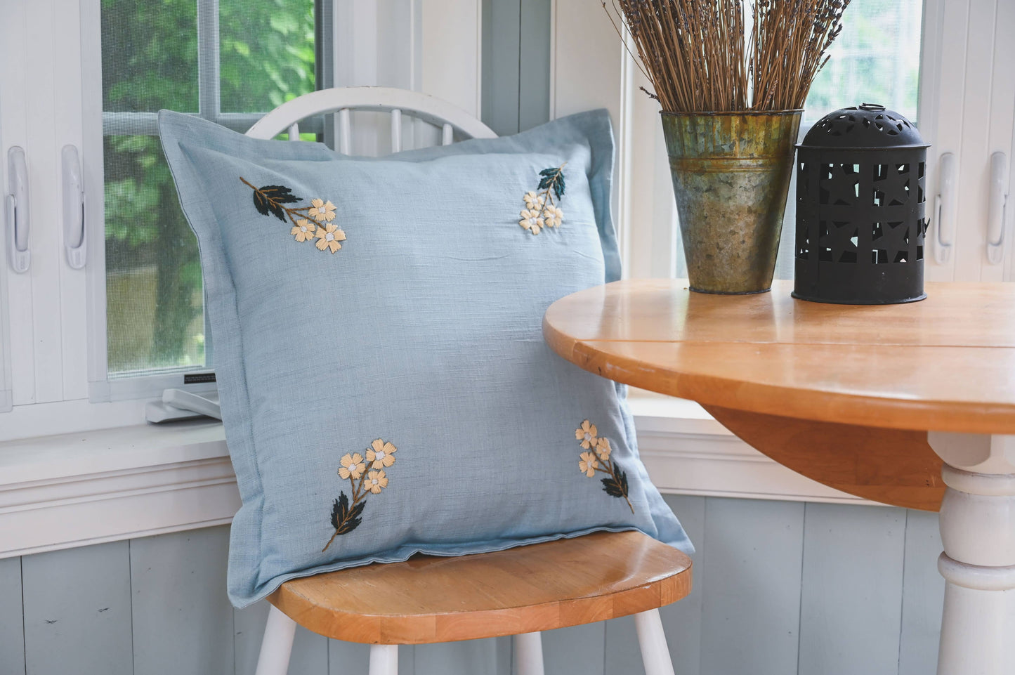 Estella Pillow Blue Pillow