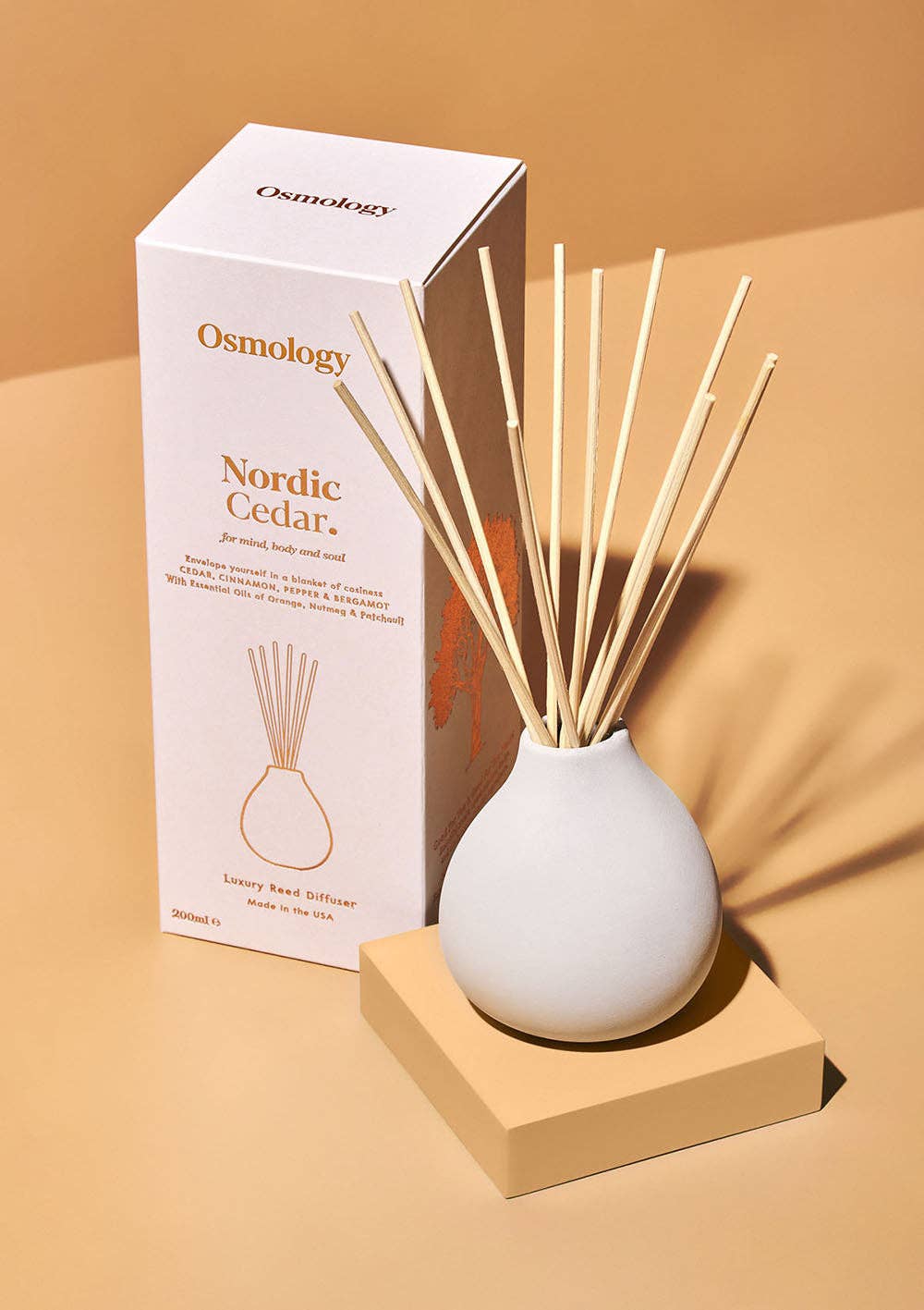 Nordic Cedar Reed Diffuser - Cedar Cinnamon and Bergamot