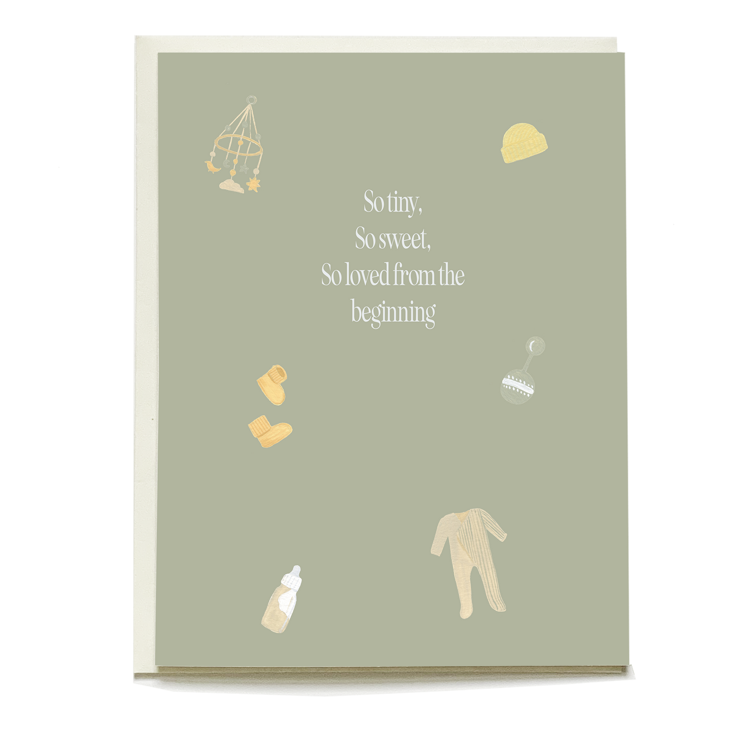 So Loved Baby Greeting Card