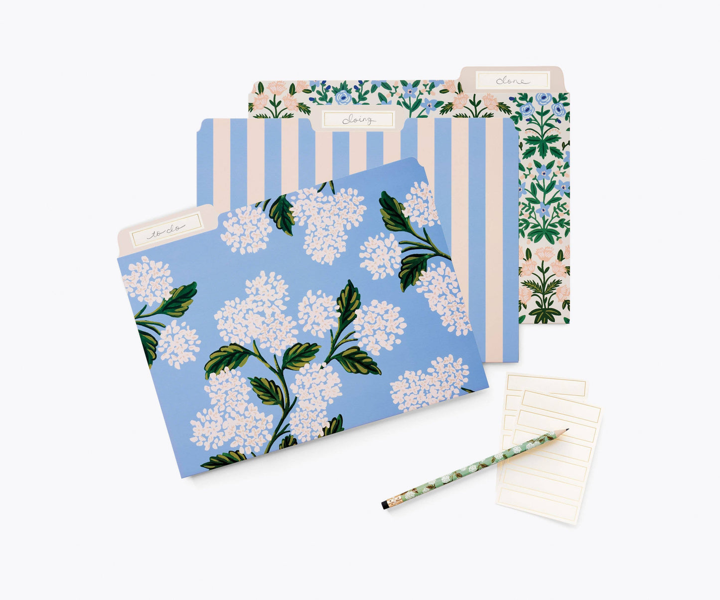 Hydrangea File Folder Set
