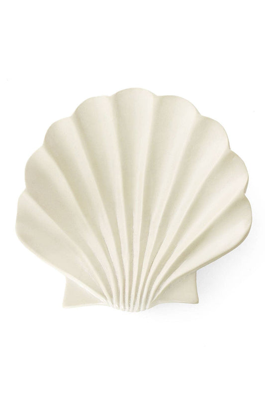 Large All-Natural Soapstone Scallop Shell Dish