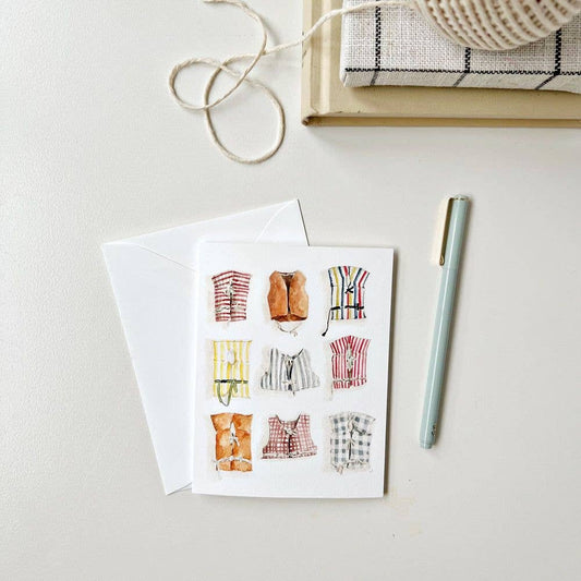 Boat Coats Notecards