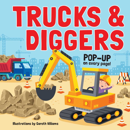Trucks & Diggers: Pop-Up Book by Gareth Williams