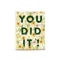 Wildflower Congrats Card