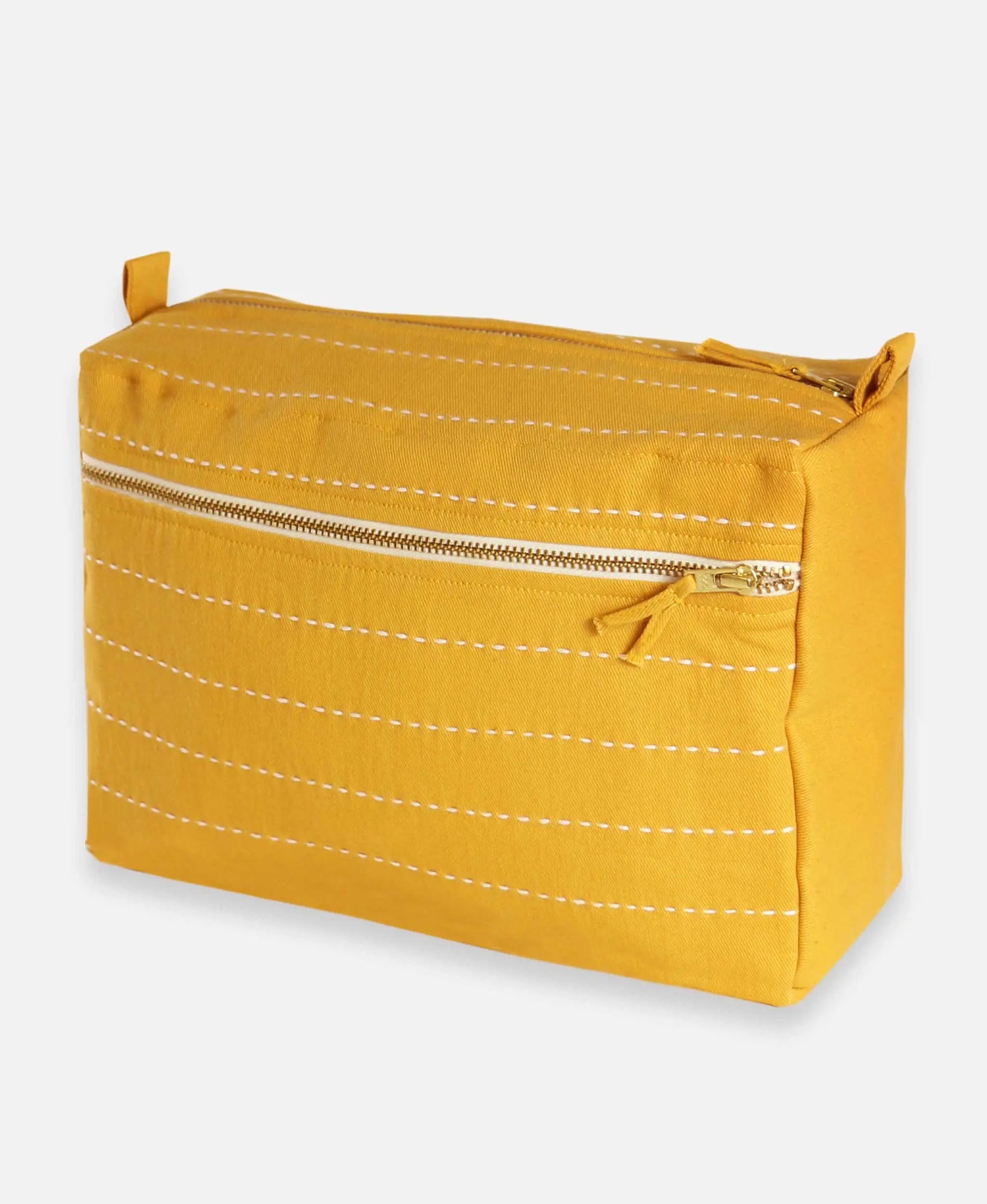 Large Pin-Stitch Toiletry Bag