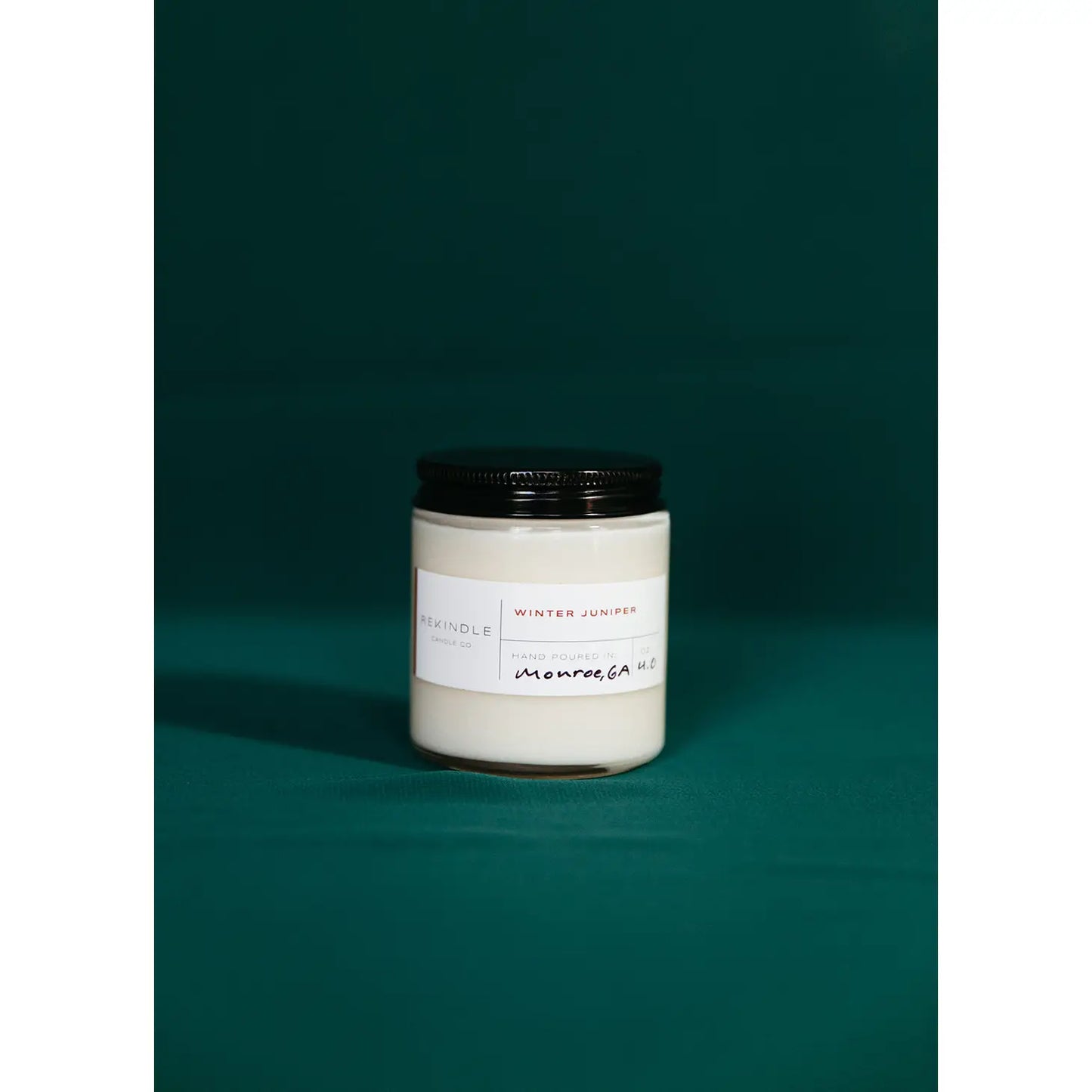 Winter + Juniper Soy Candle Rustic Candle