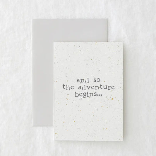 Adventure Begins Card
