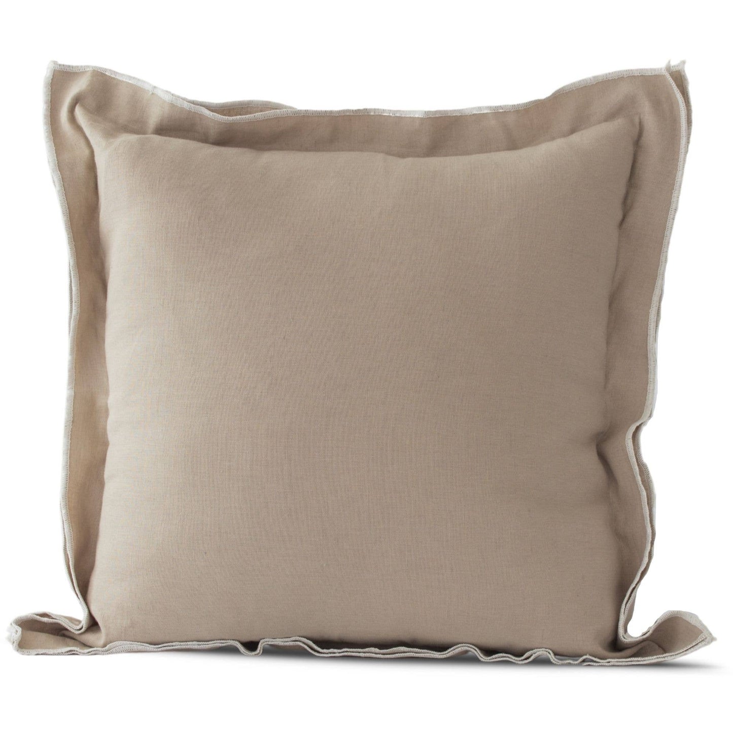 Leah Greige Embroidered Edge Pillow Cover