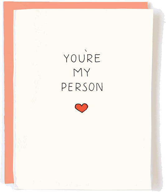 You're My Person Card