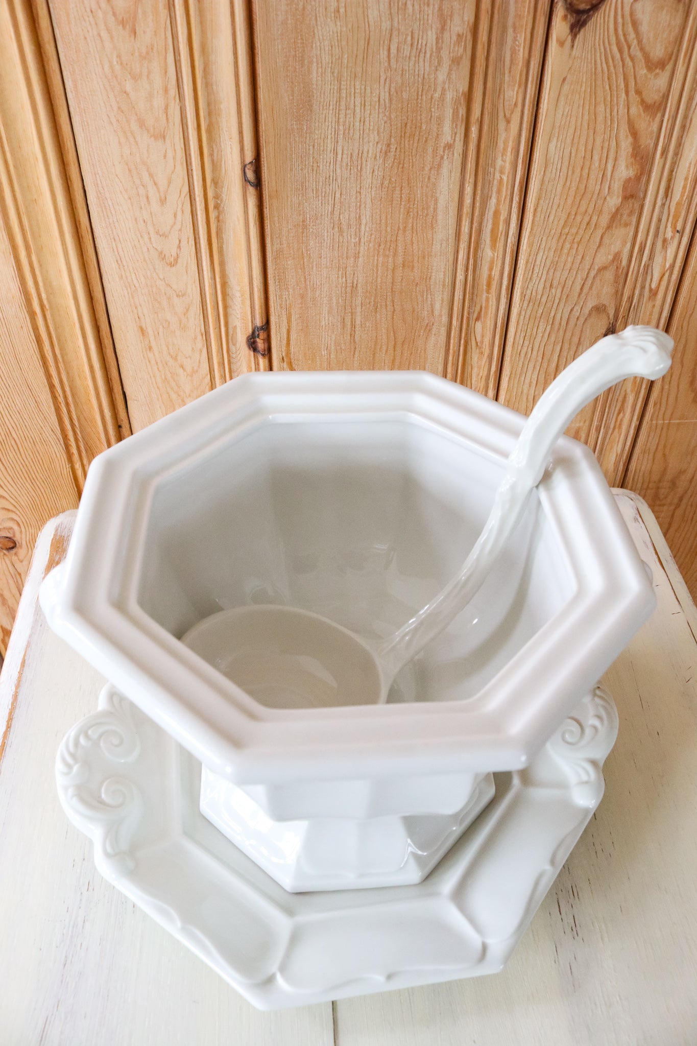 Vintage Red Cliff Tureen
