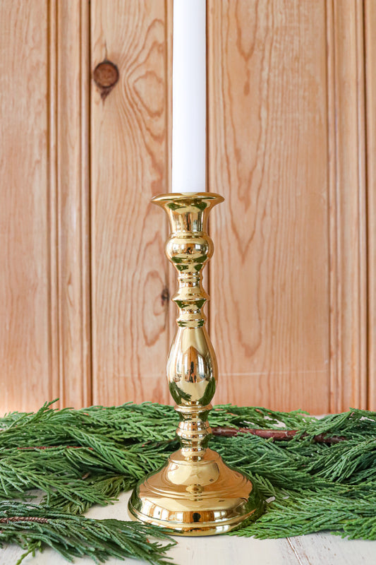 Vintage Brass Candle Holder